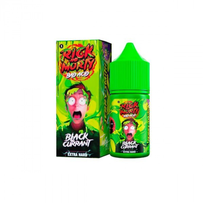 Жидкость Rick & Morty BAD ACID Extra Hard  Чёрная Смородина