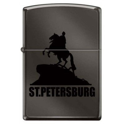 Зажигалка глянцевая ZIPPO 150 ST PETERSBURG