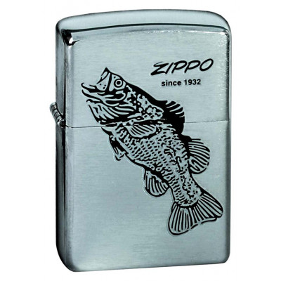 Зажигалка ZIPPO 200 BLACK BASS