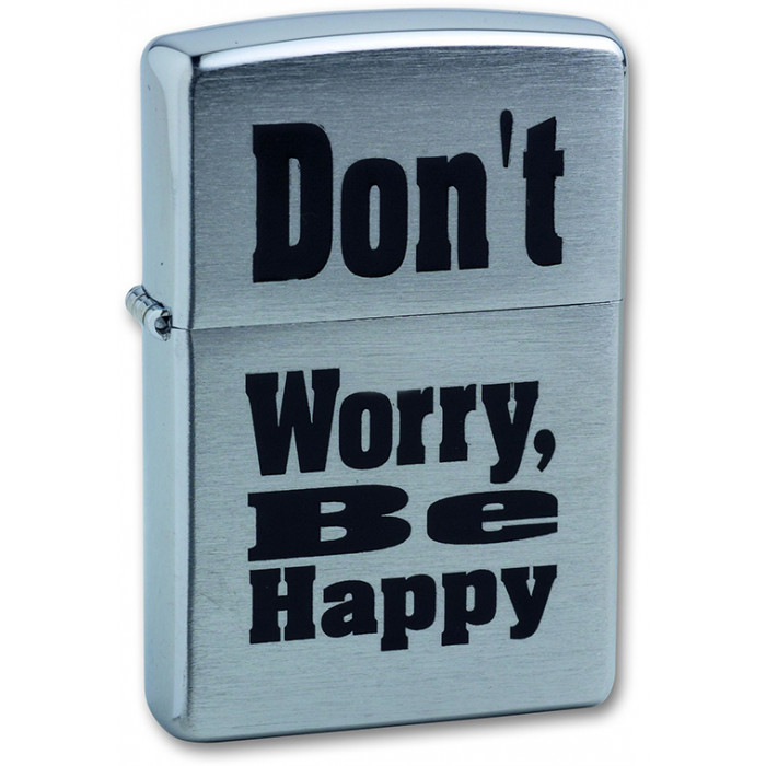 Зажигалка ZIPPO 200 Don't worry