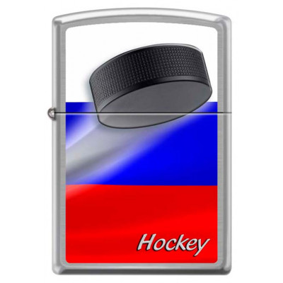 Зажигалка Российский хоккей ZIPPO 200 RUSSIAN HOCKEY PUCK