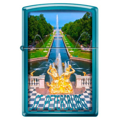 Зажигалка Петергофский фонтан ZIPPO 20446 PETRODVORETS