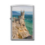 Зажигалка ZIPPO Ласточкино гнездо с покрытием Street Chrome™ 207 Crimea