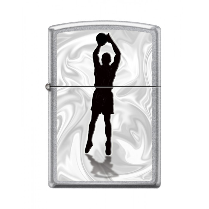 Зажигалка ZIPPO Баскетболист с покрытием Street Chrome™ 207 basketball