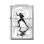 Зажигалка ZIPPO Биатлонист с покрытием Street Chrome™ 207 biathlon