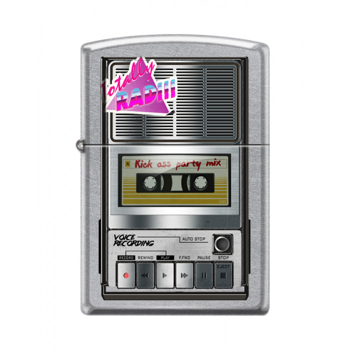 Зажигалка ZIPPO Магнитофон с покрытием Street Chrome™ 207 recorder