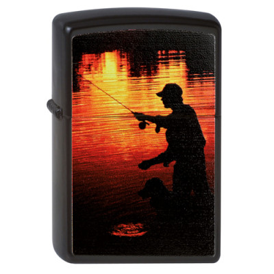 Зажигалка матовая ZIPPO 218 FISHERMAN