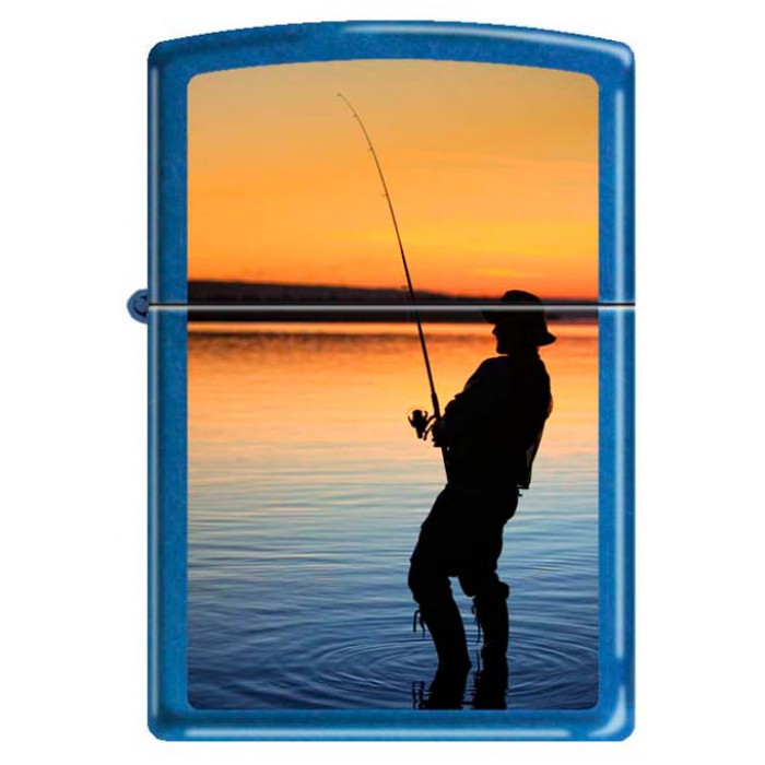 Зажигалка вечерняя рыбалка ZIPPO 24534 FISHERMAN