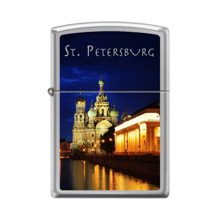 Зажигалка храм Спаса-на-Крови ZIPPO 250 ST PETERSBURG CHURCH