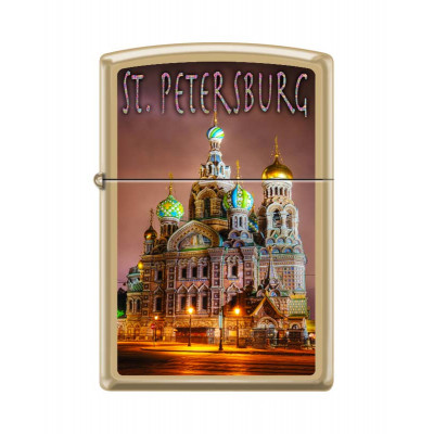 Зажигалка храм Спаса-на-Крови ZIPPO 254B ST. PETERSBURG