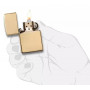 Зажигалка High Polish Brass ZIPPO 254B