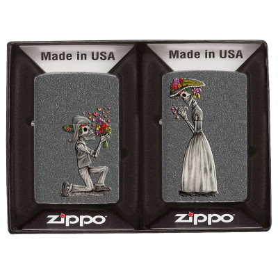 Набор из двух зажигалок Влюбленные зомби ZIPPO 28987