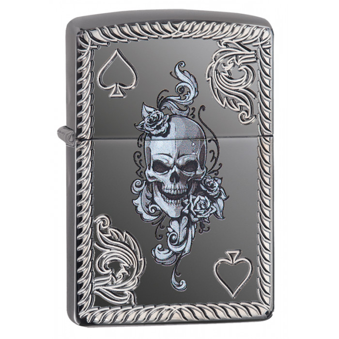 Зажигалка Armor® Spade & Skull Design ZIPPO 29666