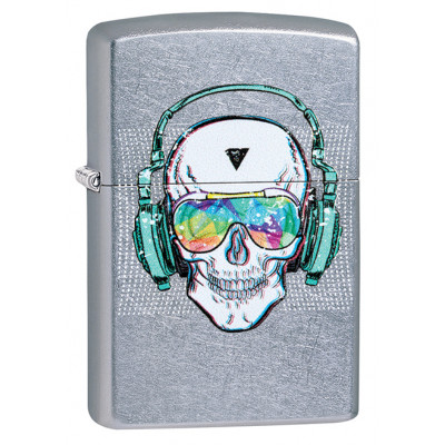 Зажигалка Skull Headphone Design ZIPPO 29855