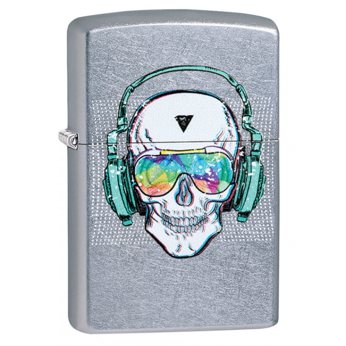 Зажигалка Skull Headphone Design ZIPPO 29855