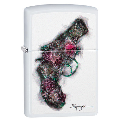 Зажигалка Spazuk White Matte ZIPPO 29894