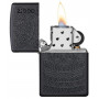 Зажигалка Black Matte Tone on Tone Design ZIPPO 29989