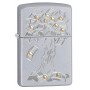 Зажигалка Satin Chrome Money Tree Design ZIPPO 29999