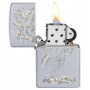 Зажигалка Satin Chrome Money Tree Design ZIPPO 29999