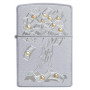 Зажигалка Satin Chrome Money Tree Design ZIPPO 29999