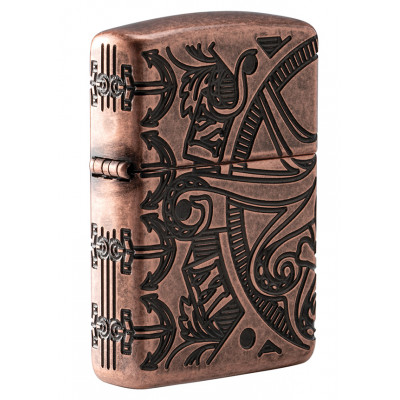 Зажигалка Armor™ Antique Copper™ Nautical Scene Design ZIPPO 49000