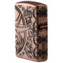 Зажигалка Armor™ Antique Copper™ Nautical Scene Design ZIPPO 49000