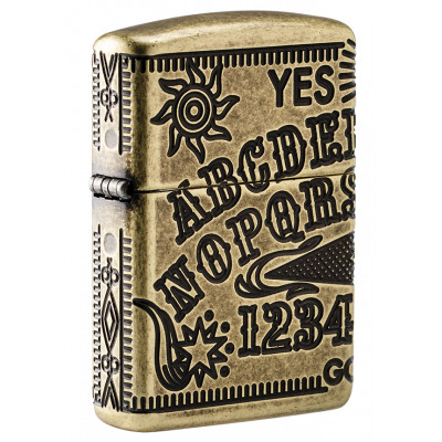 Зажигалка Armor™ Antique Brass Ouija Board Design ZIPPO 49001