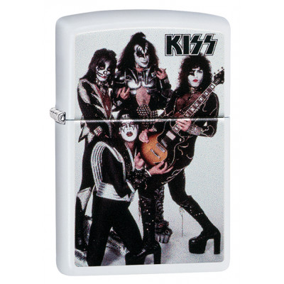 Зажигалка White Matte KISS® ZIPPO 49017