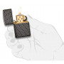 Зажигалка Armor™ Black Ice® Hexagon Design ZIPPO 49021