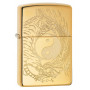Зажигалка High Polish Brass Tiger and Dragon Design ZIPPO 49024