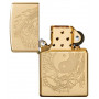 Зажигалка High Polish Brass Tiger and Dragon Design ZIPPO 49024