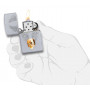 Зажигалка Satin Chrome™ хрустальный череп Swarovski® ZIPPO 49034
