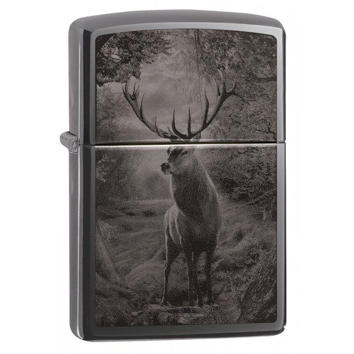 Зажигалка Black Ice® Deer Design ZIPPO 49059
