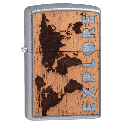 Зажигалка WOODCHUCK Street Chrome™ ZIPPO 49171