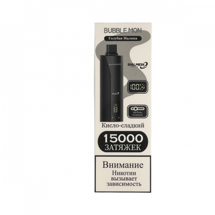BUBBLEMON BOOSTER 15000 Голубая малина