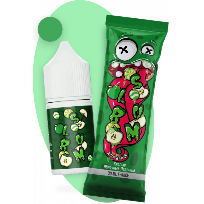 Жидкость Slurm Acid Apple 30 мл (Кислые Яблочные Леденцы)