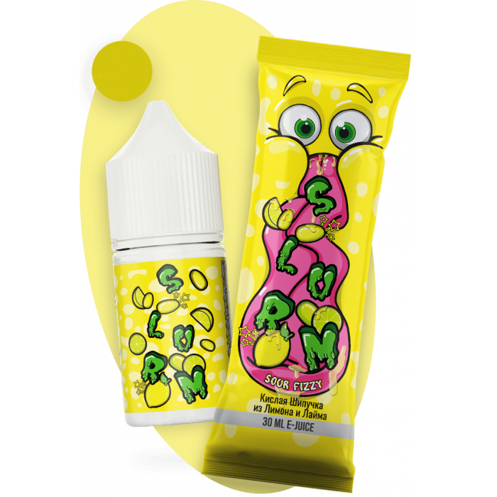 Жидкость Slurm Sour Fizzy 30 мл (Кислая Шипучка из Лимона и Лайма)