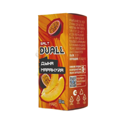 DUALL hard Дыня, маракуйя 30мл