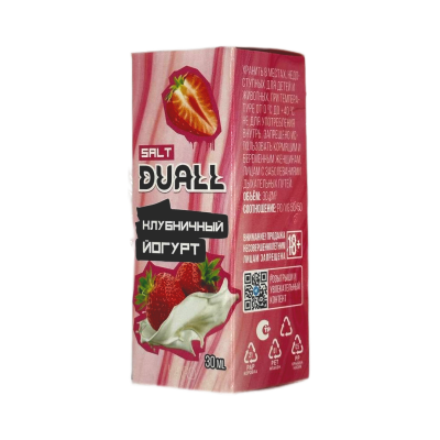DUALL hard Клубничный йогурт 30мл