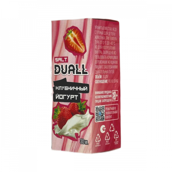DUALL hard Клубничный йогурт 30мл