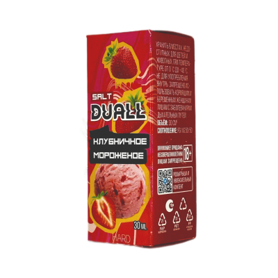 DUALL hard Клубничное мороженое 30мл