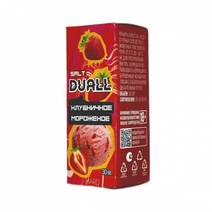 DUALL hard Клубничное мороженое 30мл
