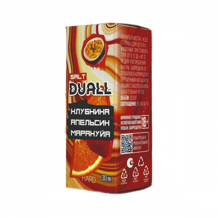 DUALL hard Клубника, апельсин, маракуйя 30мл