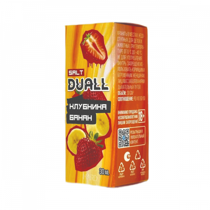 DUALL hard Клубника, банан 30мл