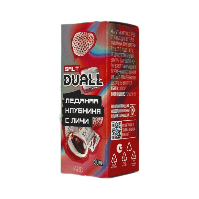 DUALL hard Ледяная клубника с личи 30мл