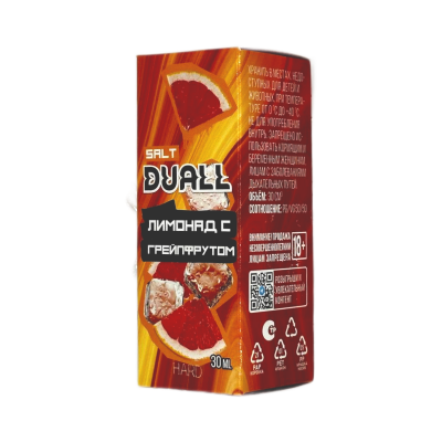 DUALL hard Лимонад с грейпфрутом 30мл