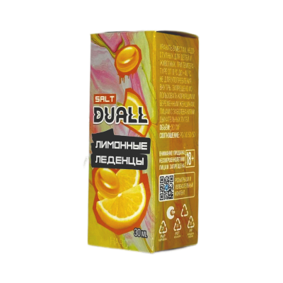 DUALL hard Лимонные леденцы 30мл