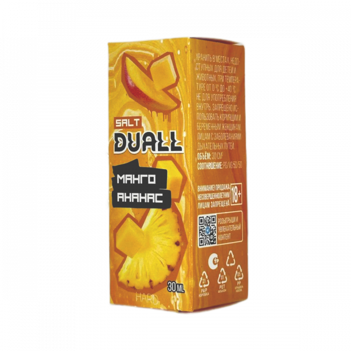 DUALL hard Манго, ананас 30мл