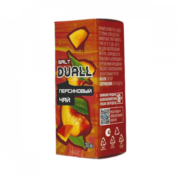 DUALL hard Персиковый чай 30мл