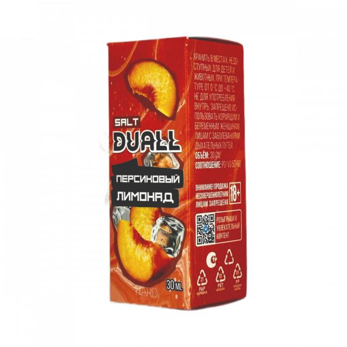 DUALL hard Персиковый лимонад 30мл